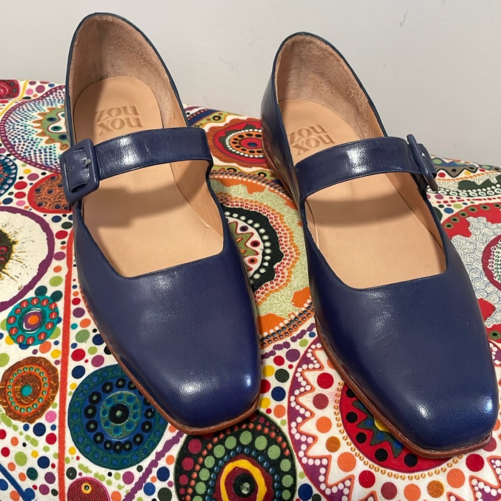Zou Xou Eugenia Mary Jane in Navy EU 39 New in Bag